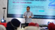 Pelaksanaan pembukaan Festival Vokal Grup antar Satuan Kerja Pemerintah Daerah (SKPD), Kecamatan dan Badan Usaha Milik Daerah (BUMD) di Gedung Pendopo Garut, Jalan Kiansantang, Kecamatan Garut Kota, Kabupaten Garut, Jumat (10/2/2023).  (Foto: Deni Seftiana/ Diskominfo Garut)
