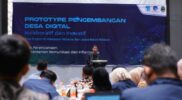 Pelaksanaan Workshop Prototype Pengembangan Desa Digital yang dilaksanakan di Ballroom Hotel Santika, Jalan Cipanas Baru, Kecamatan Tarogong Kaler, Kabupaten Garut, Kamis (9/3/2023). (Foto: Moch Ahdiansyah/ Diskominfo Garut)