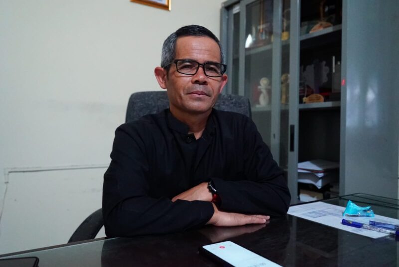 Infografis Lokasi Fokus Intervensi Penurunan dan Pencegahan Stunting Tahun 2023 dan Kepala Diskominfo Kabupaten Garut, Muksin. (Foto : Dok. Diskominfo Kab. Garut, Infografis : Anggana Mulia Karsa )