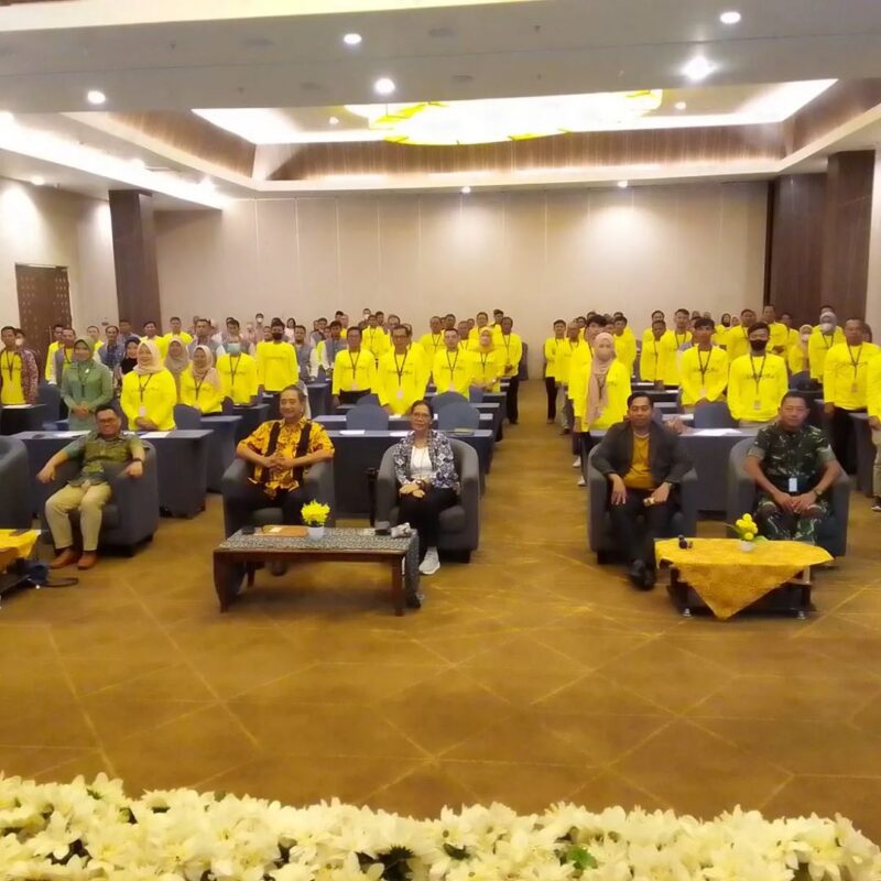 Pelaksanaan acara Kolaborasi Dalam Meningkatkan Hubungan Kerja Sama Antara Mitra Kerja yang dilaksanakan di Ballroom Kassiti Fave Hotel, Jalan Cimanuk, Kecamatan Tarogong Kidul, Kabupaten Garut, Jum'at (7/4/2023). (Foto : Yan AS/Diskominfo Garut dan Dok. Kemenparekraf RI)