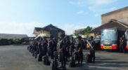 Personil Satuan Brimob  Kompi 1 Yon D akan di sebar ke beberapa wilayah pemilihan di kabupaten Garut, Guna melaksanakan  tugas pengamanan PILKADES". Ujar, Dedi Gunadi, sebagai Pelaksana Harian Dari Satuan Brimob Kompi 1 Yon D.