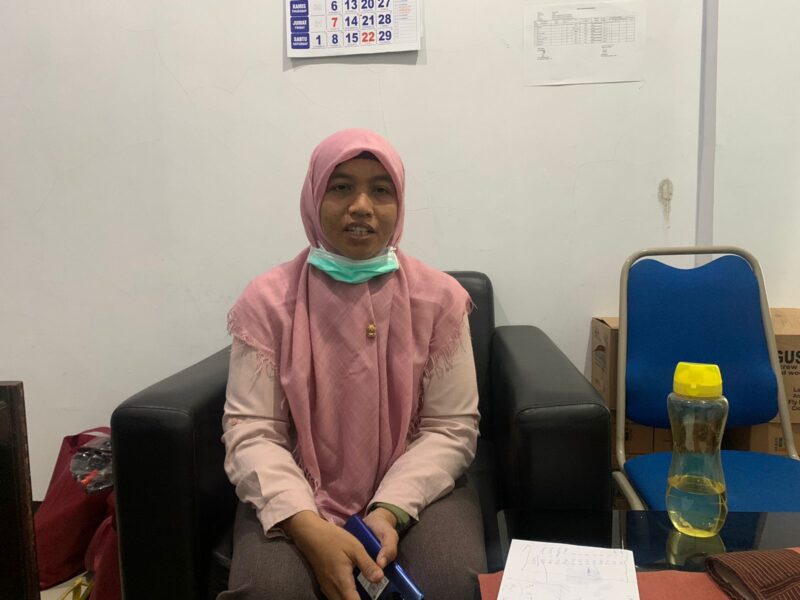 Kabid Keswan Diskanak Garut, drh. Agustina, ketika diwawancara oleh Tim Diskominfo Garut di Kantor Diskanak Garut, Jalan Patriot, Kecamatan Tarogong Kidul, Kabupaten Garut, Selasa (06/06/2023