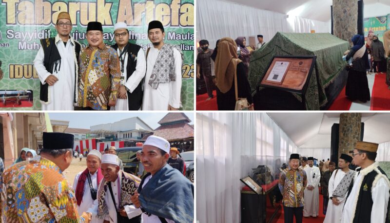Bupati Garut, Rudy Gunawan menghadiri secara langsung pelaksanaan Idul Khotmi Tarekat Tijaniyah Nasional ke-231 yang dilaksanakan di Pesantren Zawiyah Samarang, Jalan Raya Samarang, Kecamatan Samarang, Kabupaten Garut, Sabtu (2/9/2023