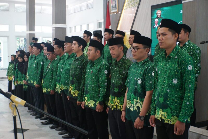 Pelantikan Pengurus PC PERGUNU Kabupaten Garut Masa Khidmat 2023-2028, berlangsung di Gedung Pendopo Garut, Kecamatan Garut Kota, Kabupaten Garut, Kamis (28/09/2023).