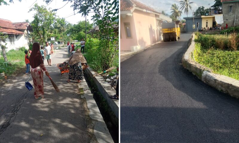 Warga Desa Sukarasa dengan penuh semangat terlibat dalam gotong royong membersihkan jalan utama, menghilangkan sampah, dan merapikan sekitarnya. Mereka menyadari betapa pentingnya kondisi jalan yang bersih untuk mendukung lancarnya proses hotmix, dan semangat ini menjadi cermin dari tekad mereka untuk menciptakan desa yang lebih baik,Sabtu (20/01/2024).