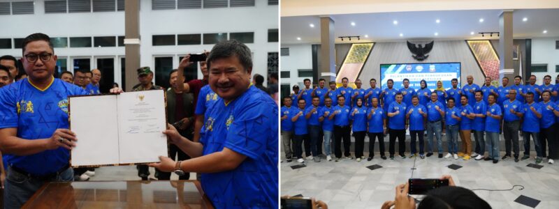 Pelaksanaan Pelantikan dan Pengukuhan Pengurus Persigar Periode 2024-2029, di Gedung Pendopo Garut, Jalan Kabupaten, Kecamatan Garut Kota, Kabupaten Garut, Minggu (21/01/2024).