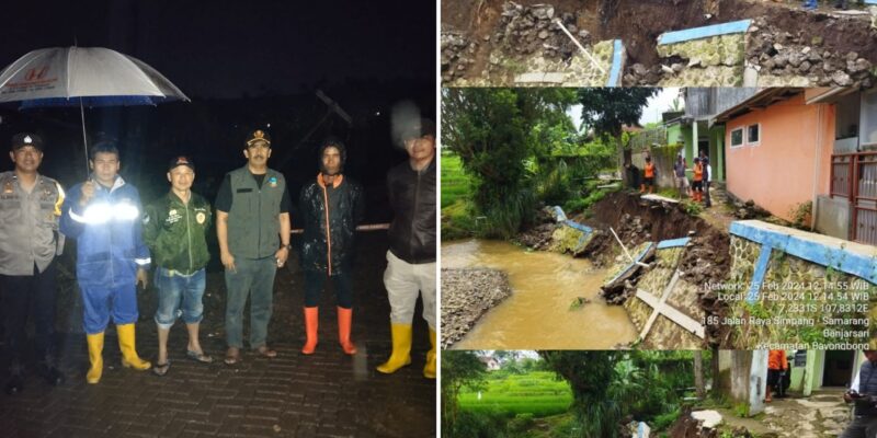 Dokumentasi kejadian bencana di Kabupaten Garut, Sabtu (24/02/2024).