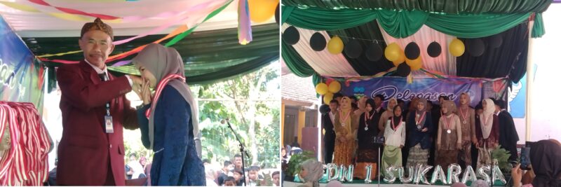 SDN Sukarasa 1 menggelar acara pelepasan siswa kelas 6 serta kenaikan kelas bagi siswa kelas 1 hingga 5. Acara yang digelar dengan penuh haru dan sukacita ini dihadiri oleh seluruh guru, siswa, serta orang tua, Kamis (27/06/2024).