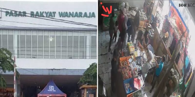 Sebuah video yang memperlihatkan aksi jambret di Pasar Rakyat Wanaraja baru-baru ini viral di media sosial. Dalam rekaman CCTV yang tersebar luas, tampak seorang pelaku dengan cepat merampas kalung emas dari leher anak seorang pengunjung pasar. Kejadian ini telah menarik perhatian publik, mendorong korban untuk meminta pihak pengelola pasar agar memperketat keamanan di lokasi tersebut.