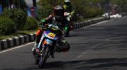 Pelaksanaan pembukaan PORKAB Garu Cabor Balap Motor Road Race yang berlangsung di area Jalan Pembangunan, Kecamatan Tarogong Kidul, Kabupaten Garut, Sabtu (27/7/2024).