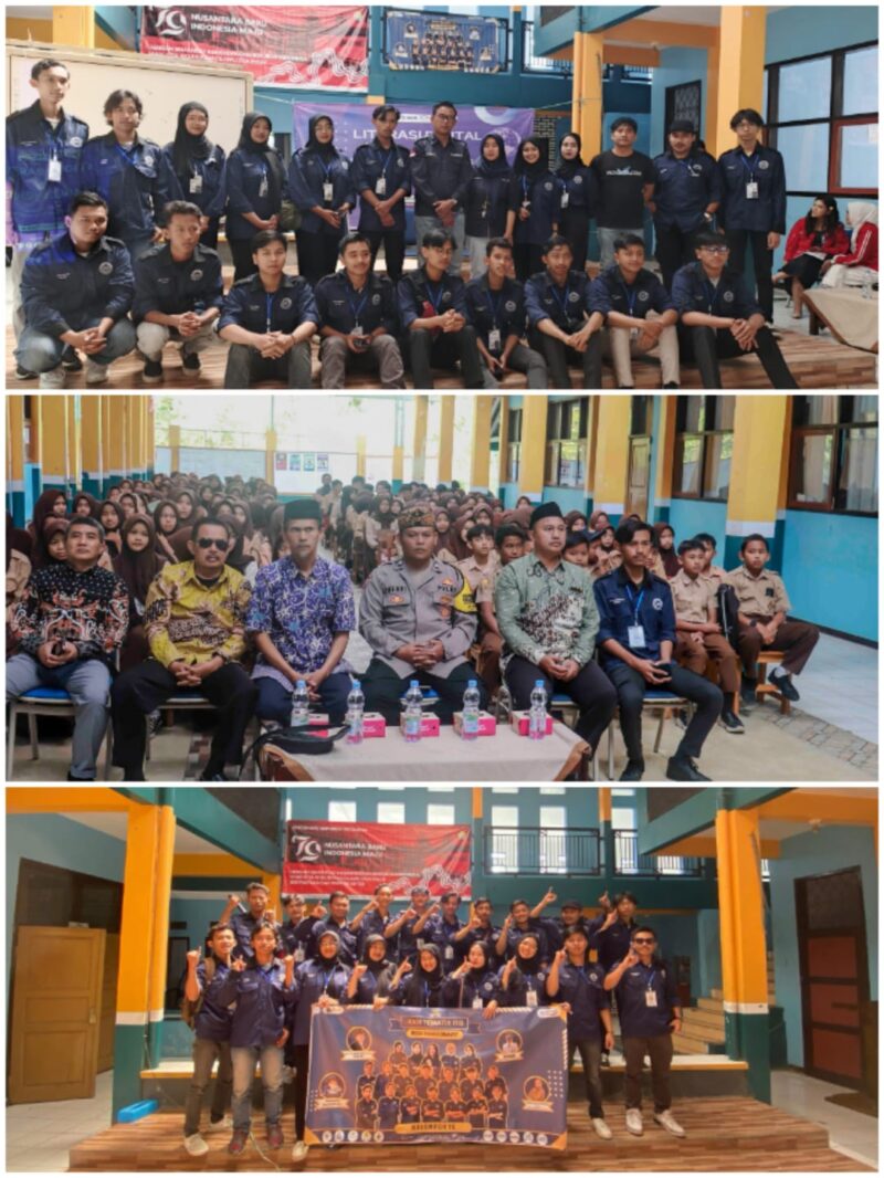 Acara ini merupakan inisiatif dari Kelompok 16 Kuliah Kerja Nyata (KKN) Institut Teknologi Garut (ITG), bekerja sama dengan pihak sekolah dan beberapa instansi terkait. Dengan adanya pemateri dari perusahaan Vlog Kita.com dan Bank BCA Cabang Garut, acara ini berfokus pada dua aspek penting yang menjadi kebutuhan utama generasi muda saat ini, yaitu literasi digital dan literasi keuangan.(Foto Gilang)