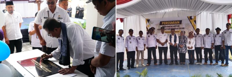 Penjabat (Pj) Bupati Garut, Barnas Ajdidin, secara resmi meresmikan kantor baru Kecamatan Pangatikan, Kabupaten Garut, pada Rabu (18/12/2024).