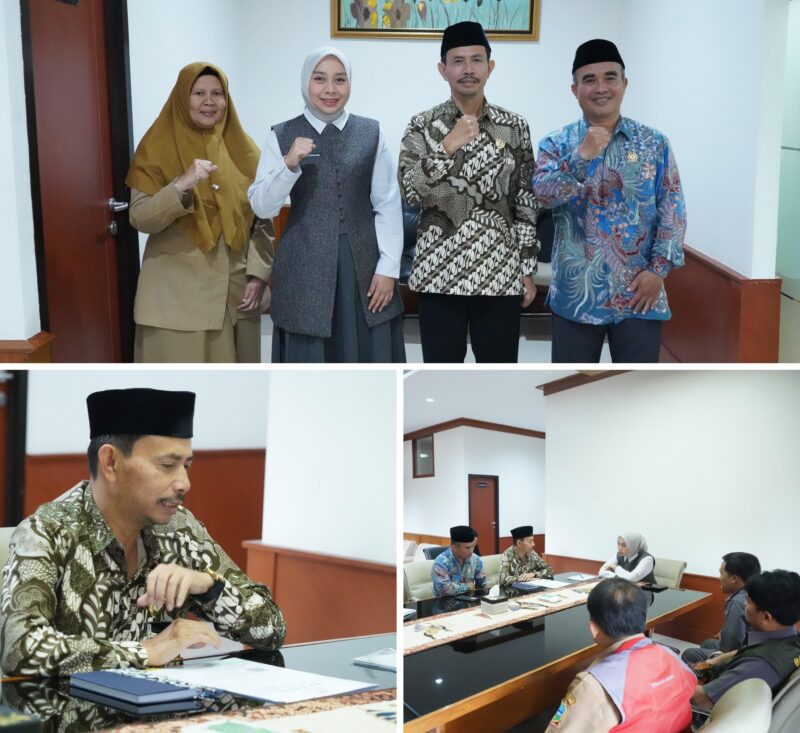 Wakil Bupati Garut, Putri Karlina, melakukan dengan Badan Amil Zakat Nasional (BAZNAS) Kabupaten Garut terkait optimalisasi zakat penghasilan di lingkungan Aparatur Sipil Negara (ASN) Pemerintah Kabupaten Garut, di Kantor Wakil Bupati Garut, Selasa (18/3/2025).