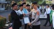 Polres Garut memberikan penghargaan kepada 17 tokoh agama yang dinilai berperan aktif dalam menjaga situasi keamanan dan ketertiban masyarakat (Kamtibmas) yang kondusif di wilayah Kabupaten Garut. 