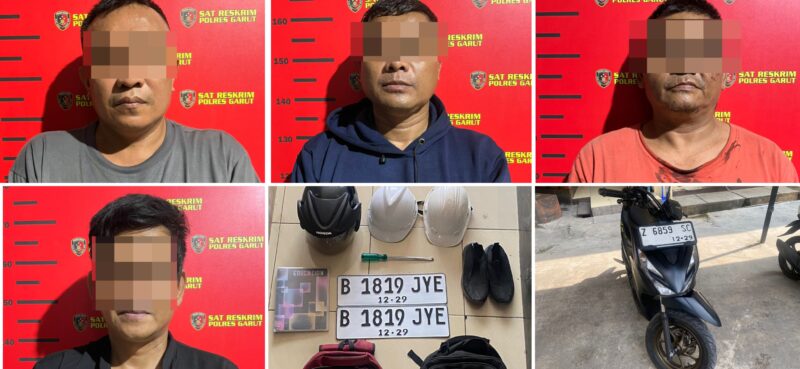 Unit III Pidana Umum Satreskrim Polres Garut berhasil mengamankan empat orang tersangka dalam kasus dugaan tindak pidana pencurian dengan pemberatan yang terjadi di proyek pembangunan Hotel RCB, Jalan Ibrahim Adjie, Kampung Rancabango, Kecamatan Tarogong Kaler, Kabupaten Garut.