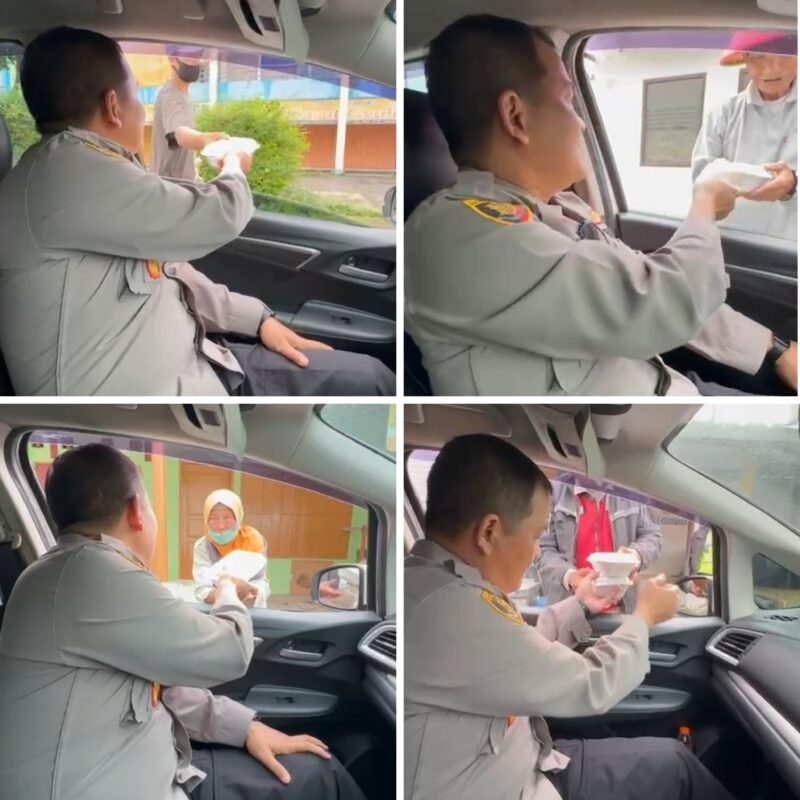 Hujan yang mengguyur Wilayah Kabupaten Garut, tak menjadi penghalang bagi Kapolsek Wanaraja AKP Abusono, S.H., M.H. bersama jajaran untuk tetap menjalankan kegiatan sosial Jumat Berkah. Dengan penuh semangat,langsung turun ke lapangan membagikan bantuan kepada masyarakat yang membutuhkan.