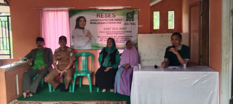 Anggota DPRD Kabupaten Garut dari Fraksi Partai Kebangkitan Bangsa (PKB), Ihat Solihat, melaksanakan kegiatan reses awal tahun 2026 masa sidang II tahun 2026. Kegiatan tersebut berlangsung di Kampung Nangewer RT 01 RW 05, Desa Cinta, Kecamatan Karangtengah, Kabupaten Garut.Senin(19/01/2026)