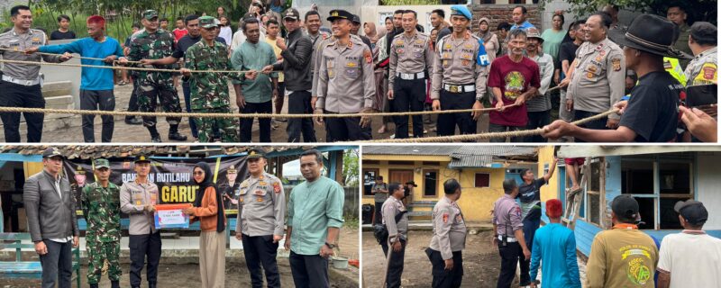Komitmen membantu masyarakat terus diwujudkan oleh Polres Garut melalui program Bedah Rumah/Rehabilitasi Rumah Tidak Layak Huni (Rutilahu) ke-3 Tahun 2026. Kali ini, kegiatan kemanusiaan tersebut dilaksanakan di Kampung Bojong Nangka, RT 02 RW 04, Desa Wanaraja, Kecamatan Wanaraja, Kabupaten Garut, Sabtu (28/2/2026).
