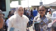 Wakil Bupati Garut, Putri Karlina, menghadiri acara Layanan Isbat Nikah yang diselenggarakan di Kantor Pengadilan Agama, Jalan Suherman, Kecamatan Tarogong Kaler, Kabupaten Garut, pada Jumat (24/4/2026).