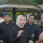 Wakil Bupati Garut, Putri Karlina, turun langsung memantau proses penertiban Pedagang Kaki Lima (PKL) di kawasan pusat pemerintahan (Pemda), Jalan Pahlawan, Kecamatan Tarogong Kidul, Kabupaten Garut, Kamis (07/05/2026).