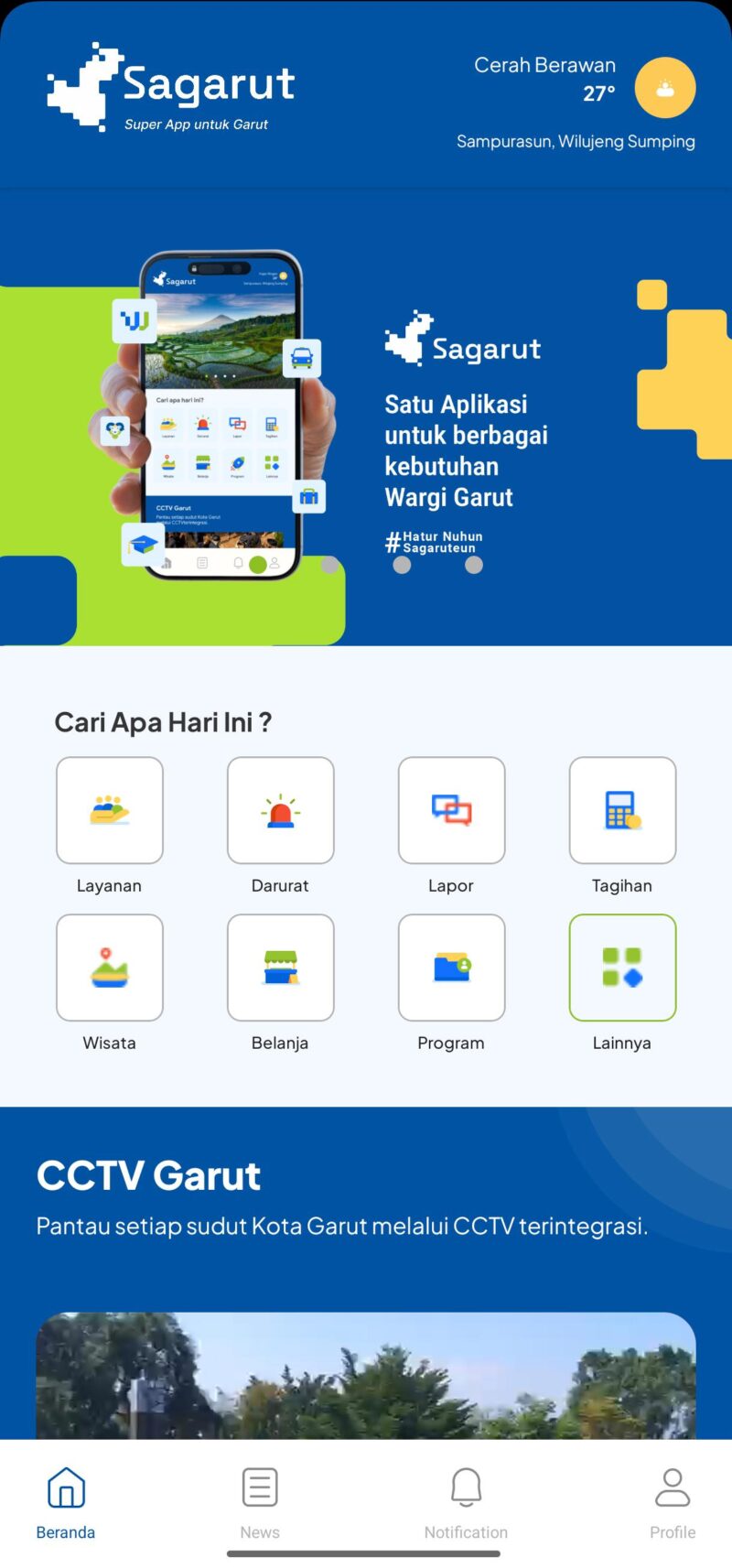 Sosialisasi Pengelolaan Aplikasi Layanan Publik SAGARUT, yang dilaksanakan di Kampus 4 Universitas Garut, Jalan Terusan Pahlawan, Kecamatan Tarogong Kidul, Kabupaten Garut, Selasa (9/6/2026).  ‎