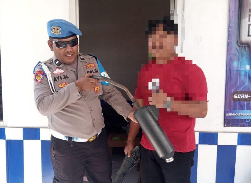 Dalam upaya menciptakan keamanan, keselamatan, ketertiban, dan kelancaran lalu lintas (Kamseltibcarlantas), Polsek Wanaraja Polres Garut melaksanakan kegiatan penertiban kendaraan bermotor yang menggunakan knalpot tidak sesuai spesifikasi teknis di wilayah hukumnya, Kamis (6/8/2026).