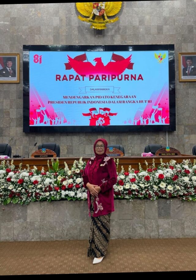 Anggota DPRD Kabupaten Garut dari Fraksi PKB, Ihat Solihat, mengikuti upacara peringatan Hari Ulang Tahun (HUT) ke-81 Kemerdekaan Republik Indonesia di wilayah Kecamatan Karangtengah, Kabupaten Garut.Senin(17/08/2026)